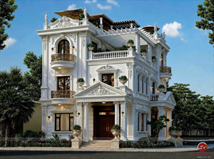 Biệt thự tân cổ điển 3 tầng tại Hạ Long – Bản hòa tấu giữa nét vương giả phương Tây và hơi thở phố biển